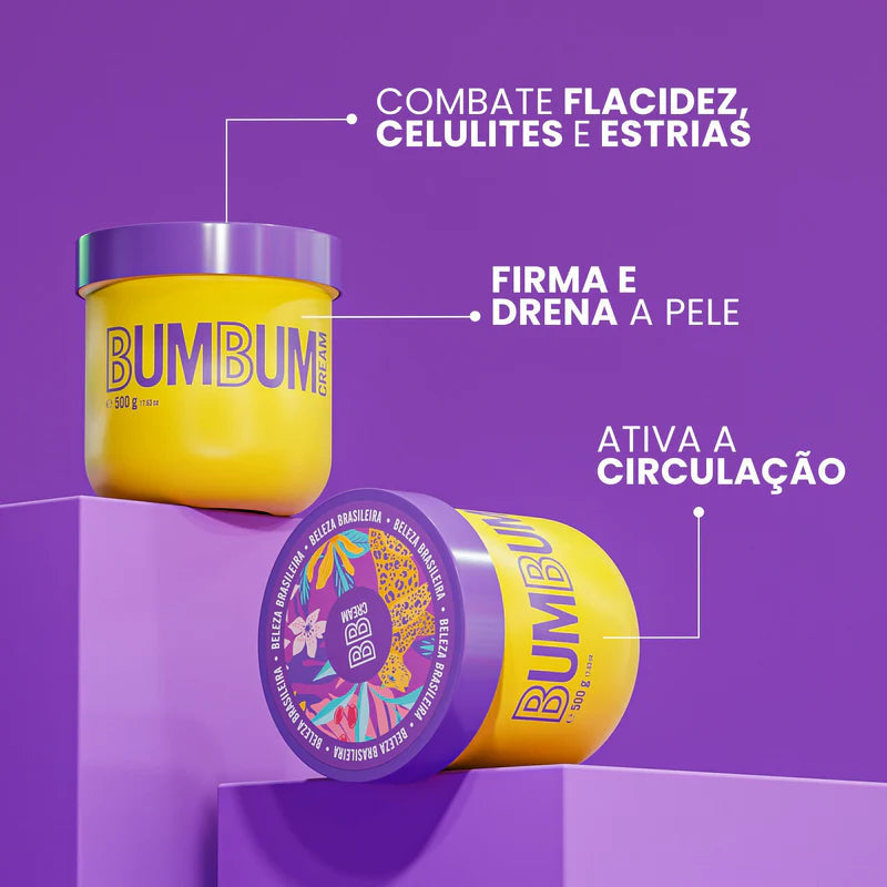 Kit Bumbum Cream Hidratante Corporal + Creme Barriguinha