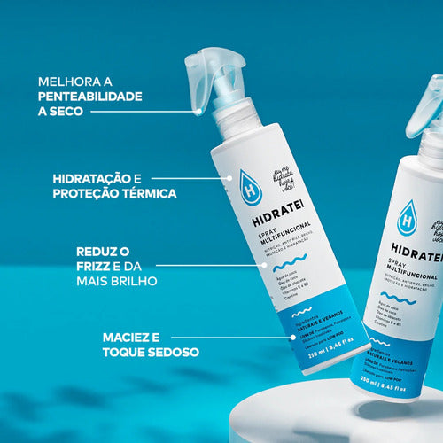 Kit Sucessos Hidratei Spray Leave-in + Shrp Multifuncional