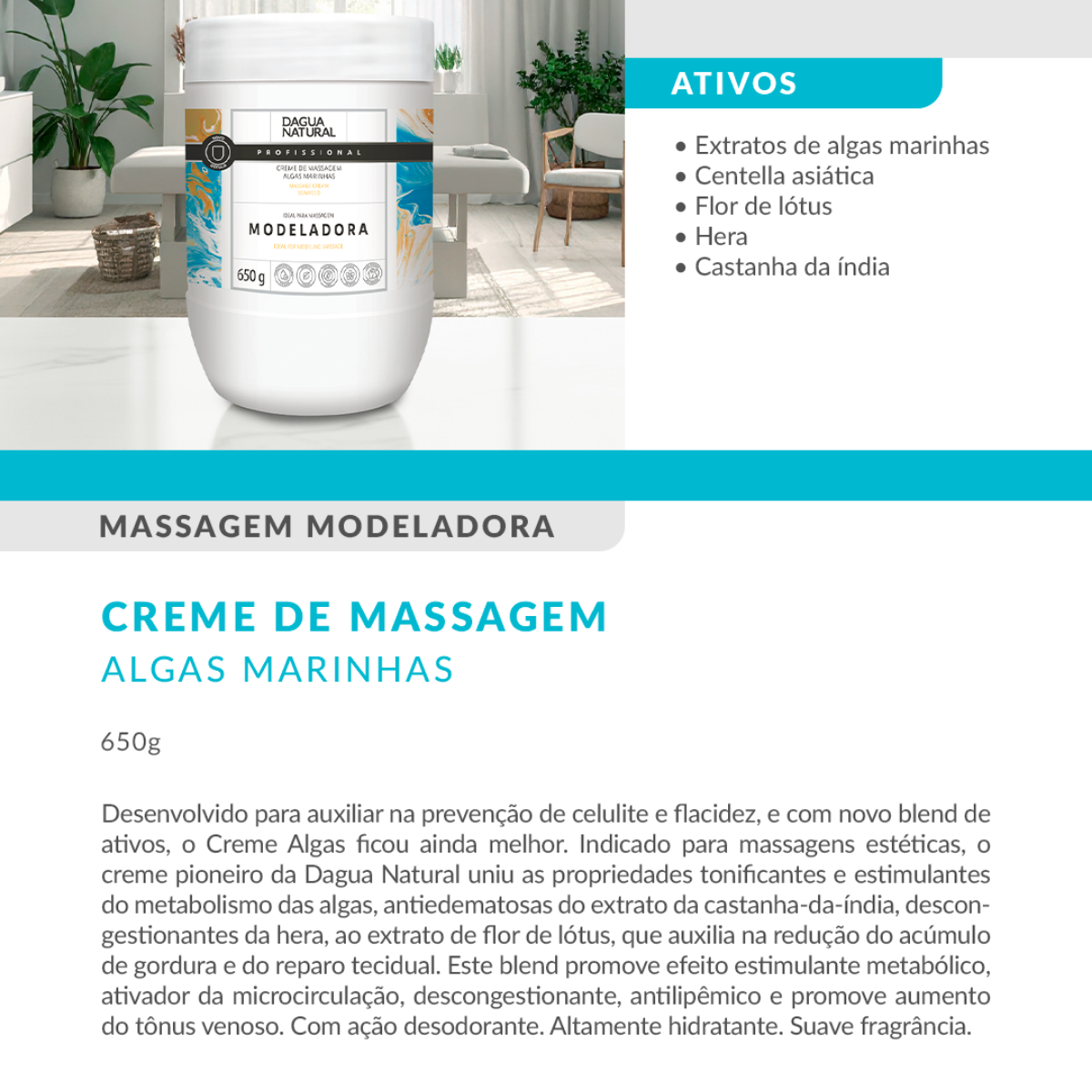 Kit The Creams - Pimenta Negra 650g + Algas Marinhas 650g