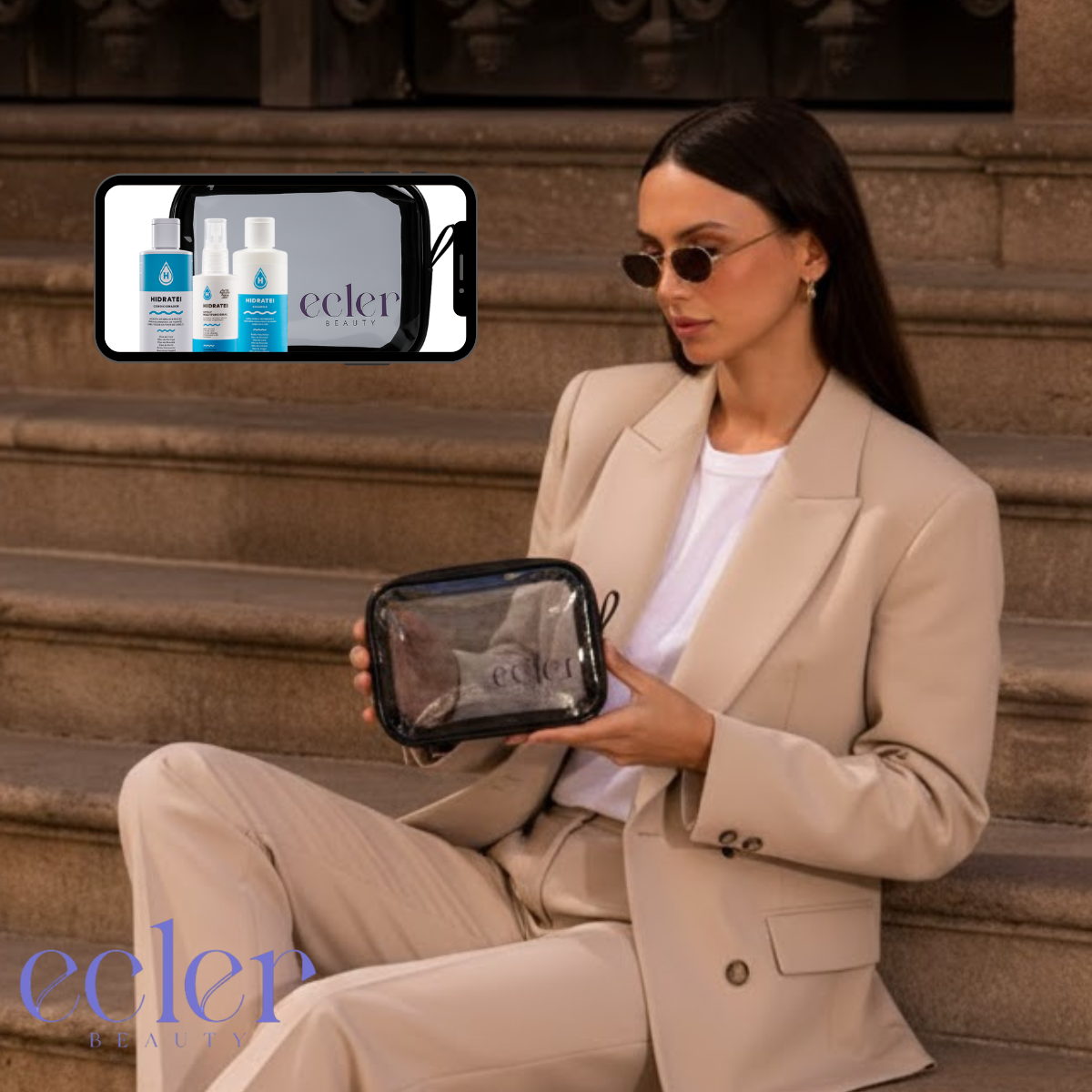 Combo Essencial Viagem - Leave-in + Shampoo e Condicionador