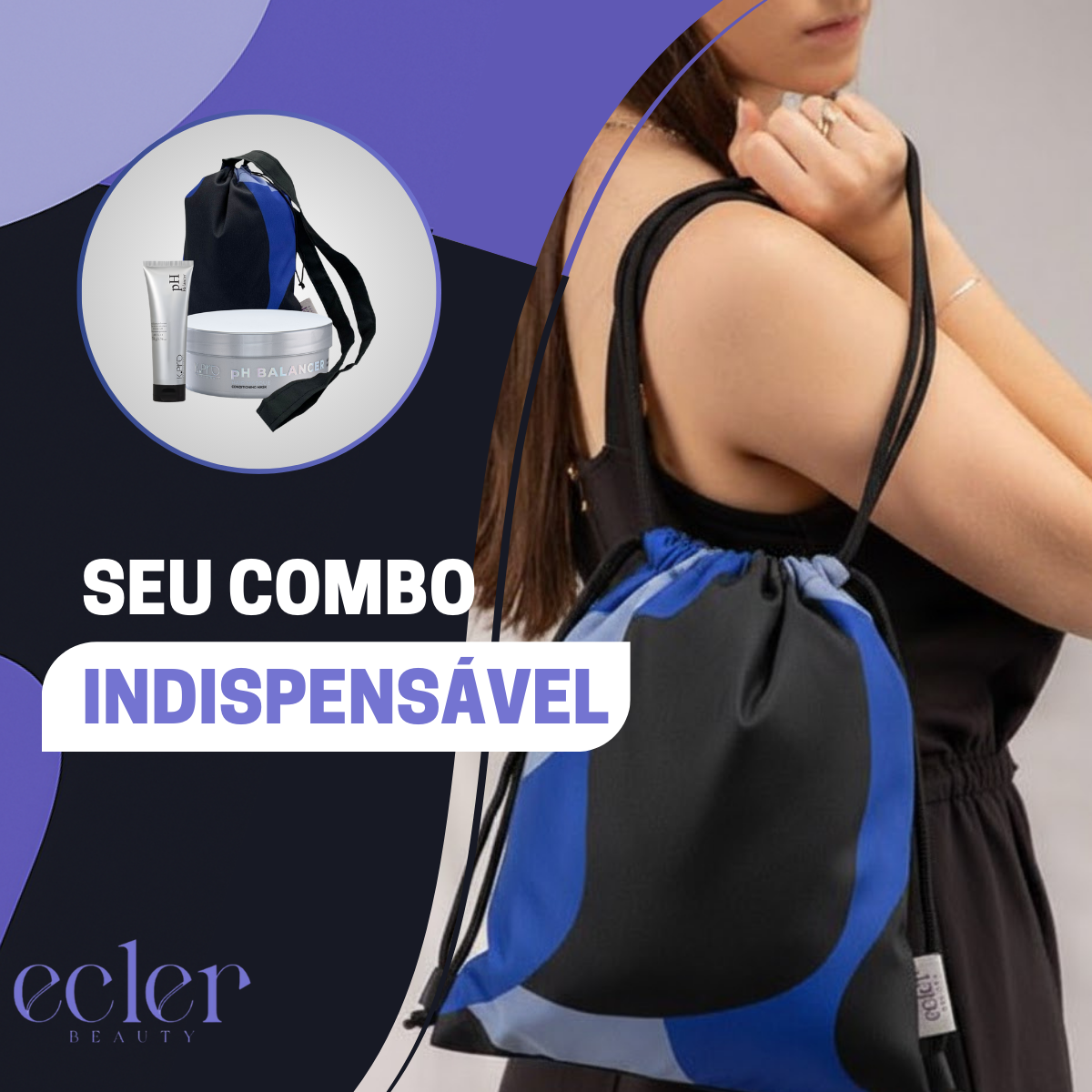 Combo Gold Profissional pH Balancer + Bolsa Tiracolo Ecler