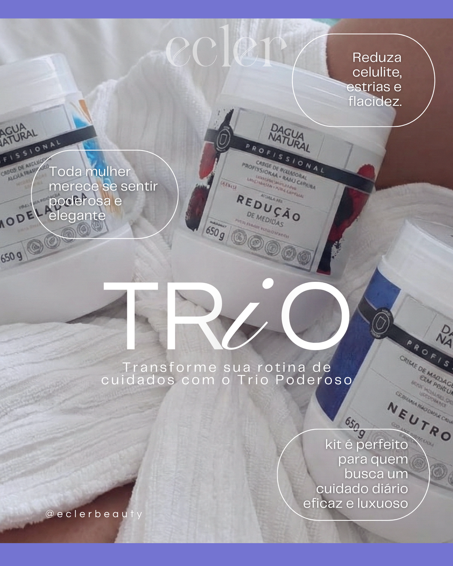 Kit Trio Cronograma Corporal - Algas + Pimenta Negra + Neutro