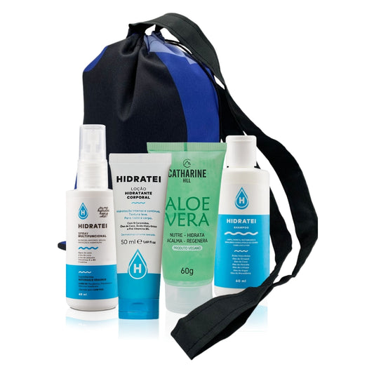 Combo Leave-in Hidratei + Loção Corporal + Gel Aloe Vera