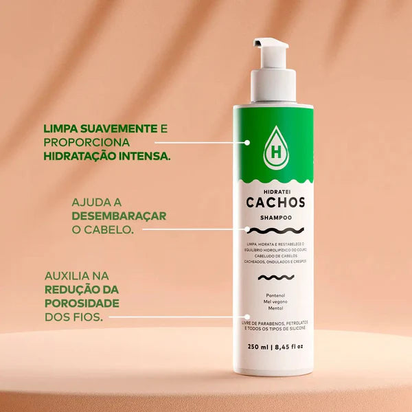 Shampoo Cachos 250ml - Hidratei