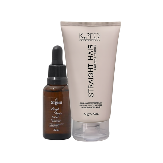 Kit Protetor Térmico + Blindagem Pele e Olhos Maquiagem