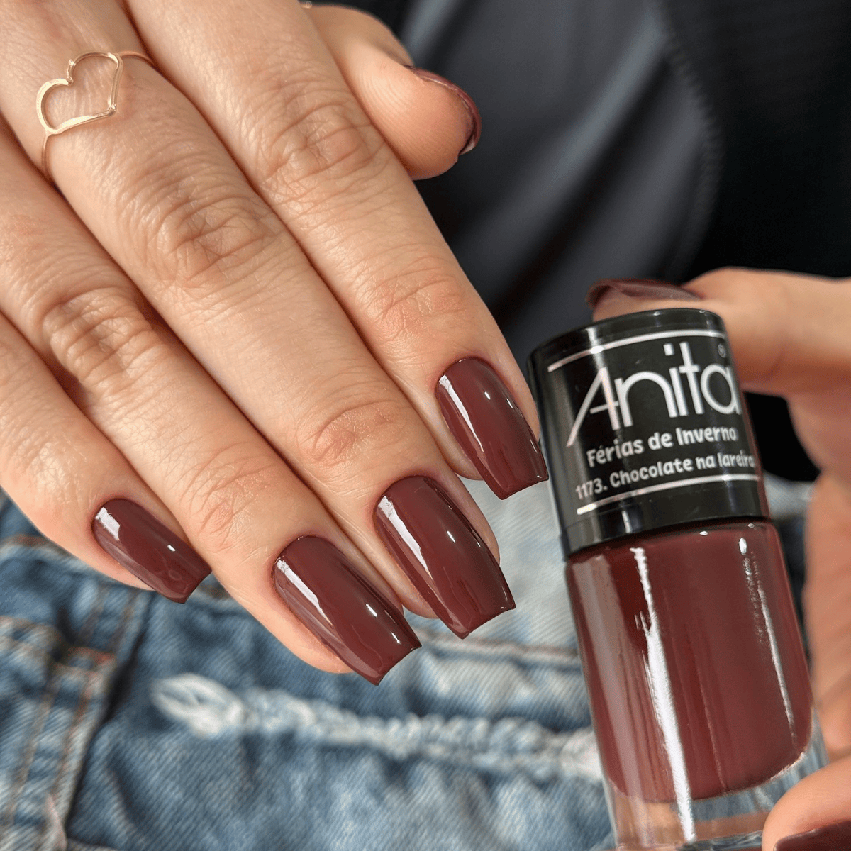 Chocolate na Lereira Esmalte - Anita 10ml