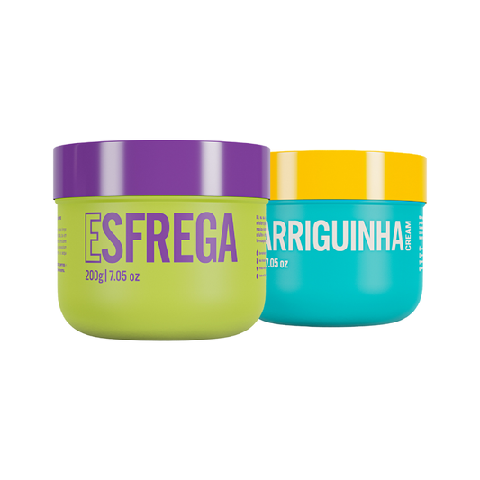 Kit Esfrega Bumbum Creme Hidratante + Barriguinha Cream Corporal