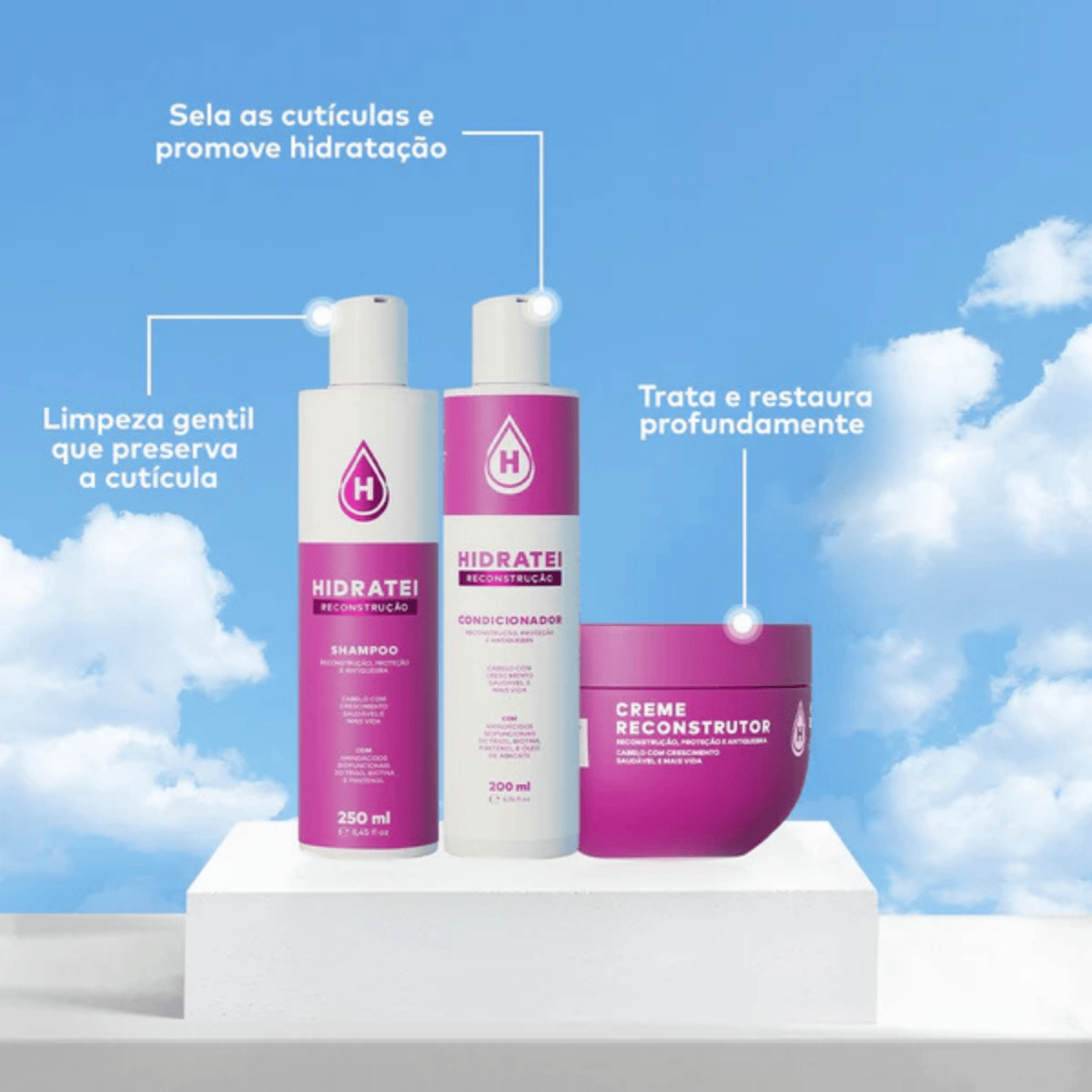 Kit Hidratei Essencial Reconstrução E Hidratação Intensa