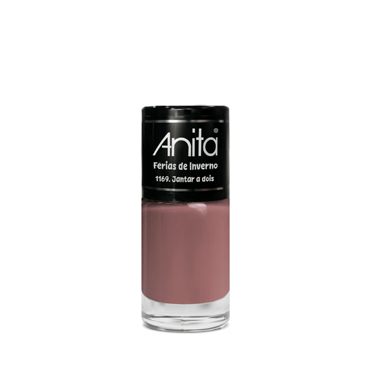 Jantar a Dois Esmalte Marrom Cremoso - Anita 10ml