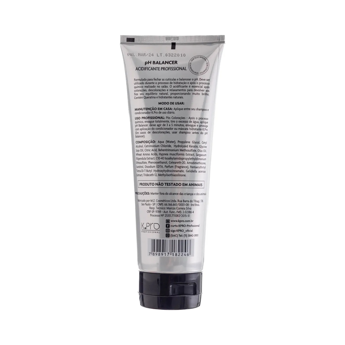 pH Balancer Acidificante Tratamento Capilar 230g - K.Pro