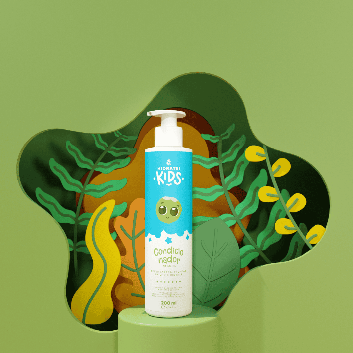 Kit Kids Cuidado Diário - Shampoo E Condicionador Hidratei