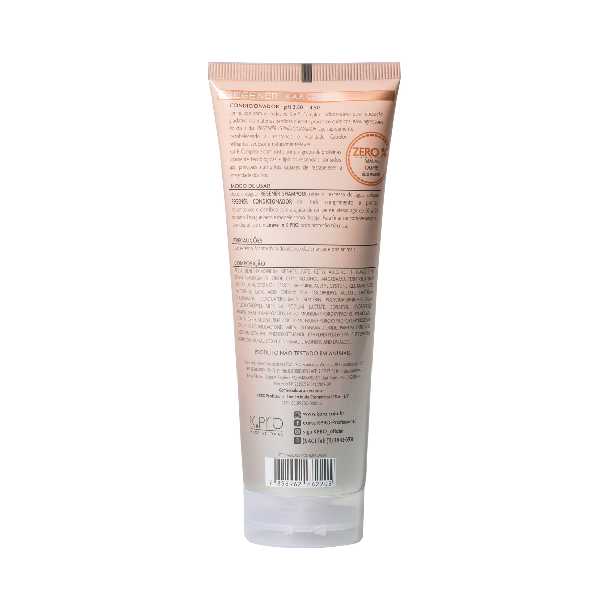 Regenér Condicionador Cabelos Ressecados Secos 240g - K.Pro
