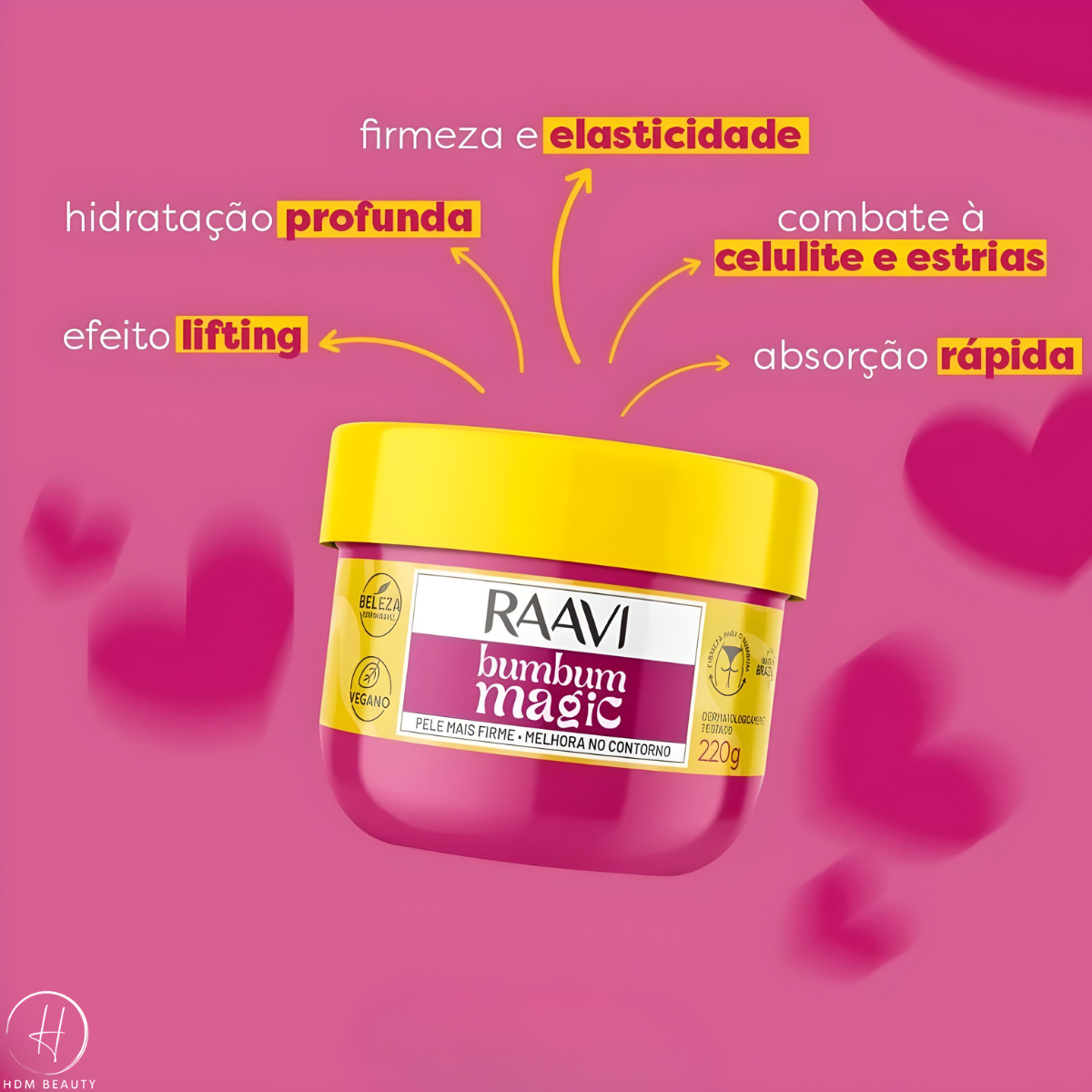 Kit Shape Magic + Bumbum Magic Firmador 220g - Raavi