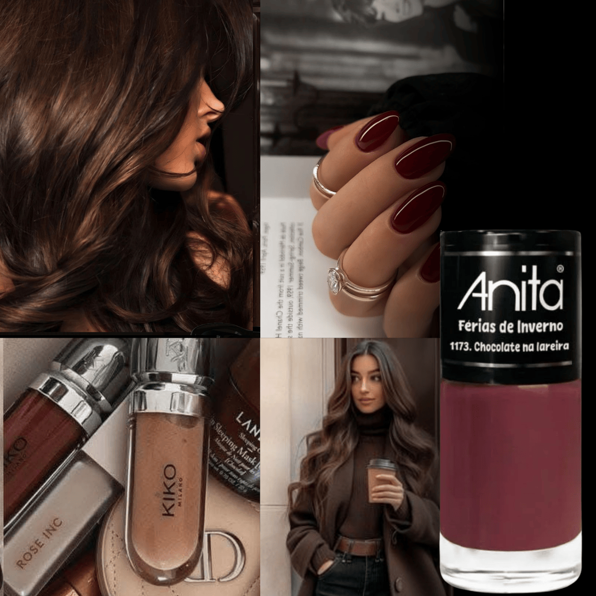 Chocolate na Lereira Esmalte - Anita 10ml