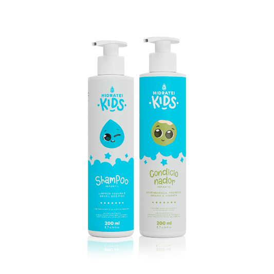 Kit Kids Cuidado Diário - Shampoo E Condicionador Hidratei
