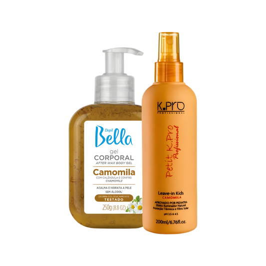 Kit Infantil Camomila Loção 250g + Leave-in 200ml Kids