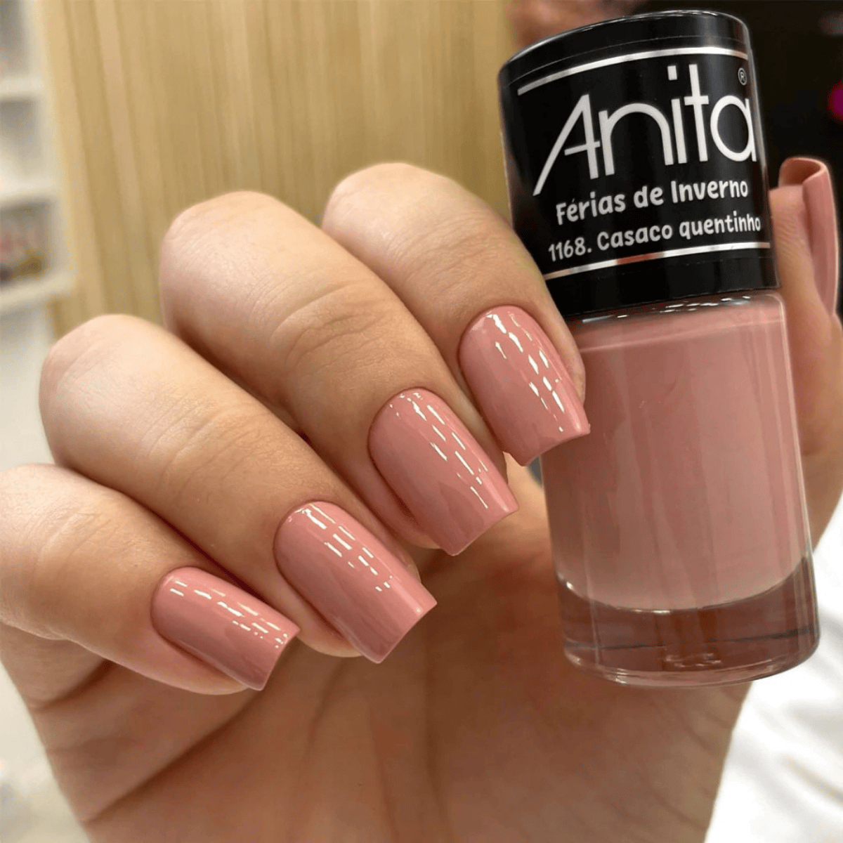 Casaco Quentinho Esmalte Rosa Claro - Anita 10ml