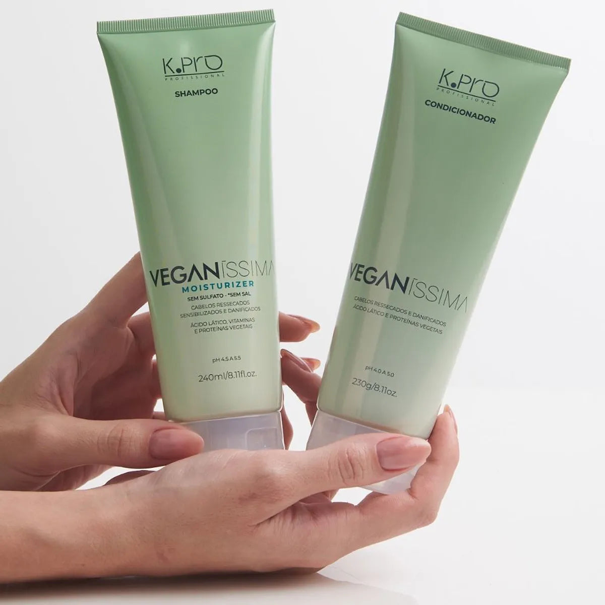 Kit Veganíssima Nutrição Profunda - Shampoo + Condicionador + Leave-in Acqua Oil