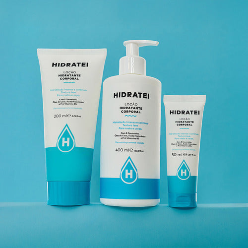 Loção Hidratante Refrescante Corporal 400ml - Hidratei