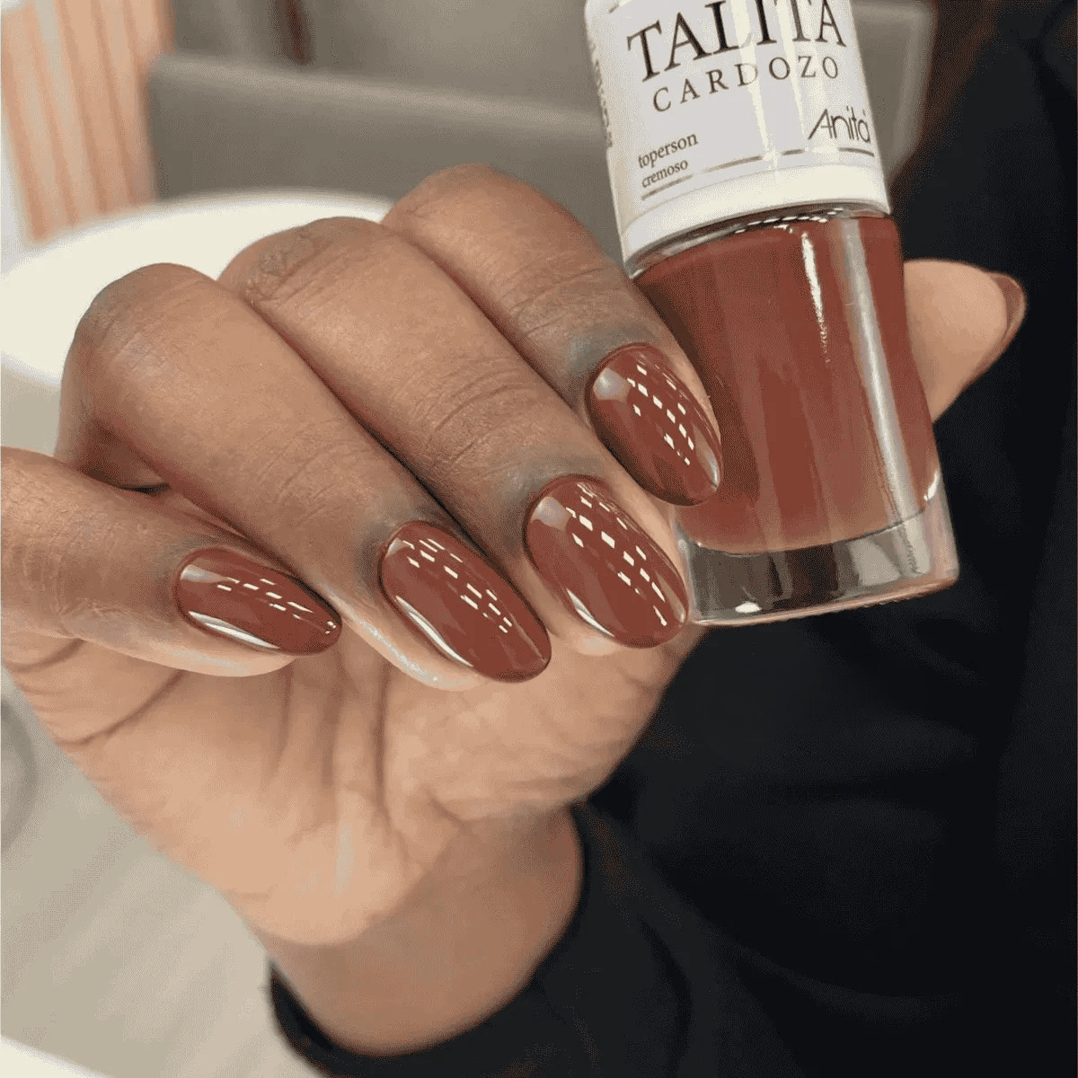 Toperson Esmalte Marrom Cremoso - Anita 10ml