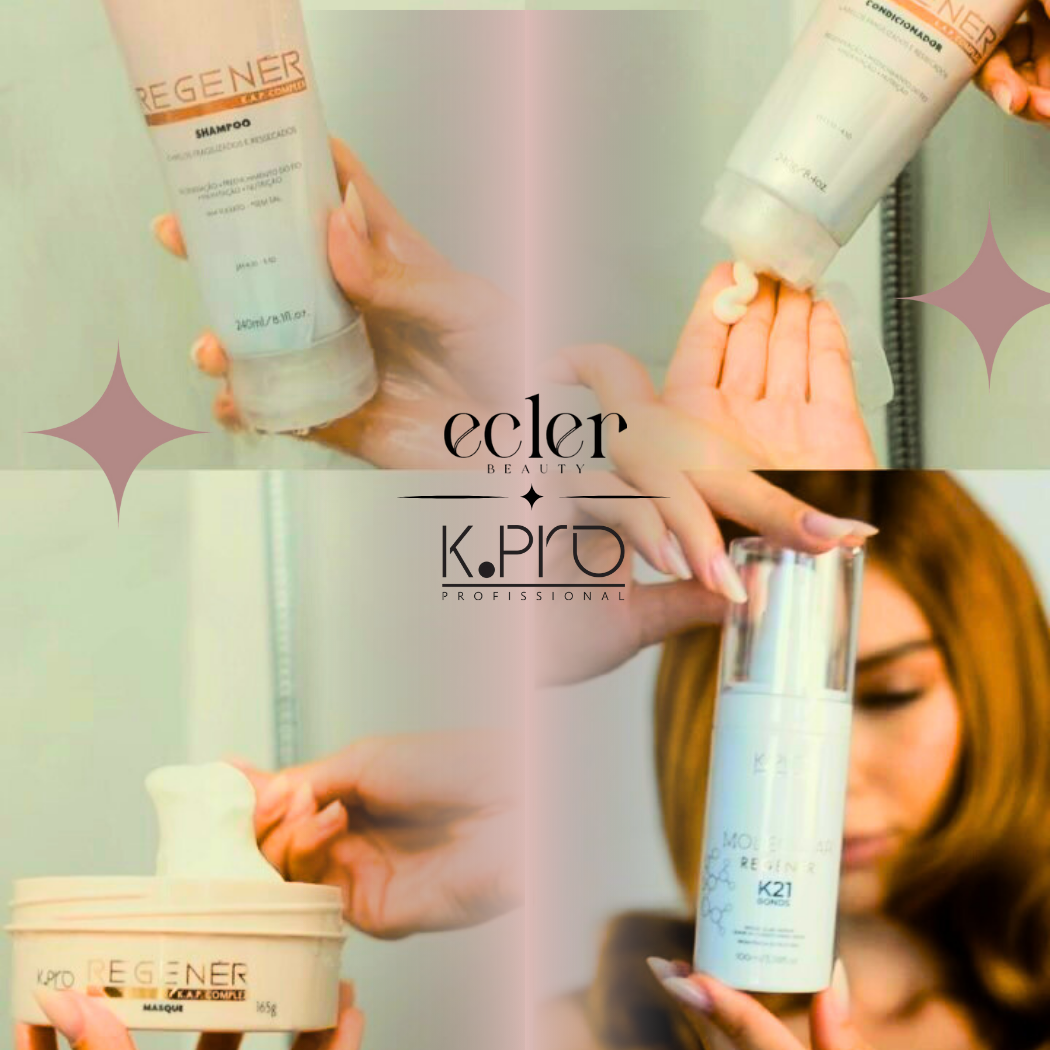 Kit Regener Shampoo e Condi. + Masque e Spray Molecular
