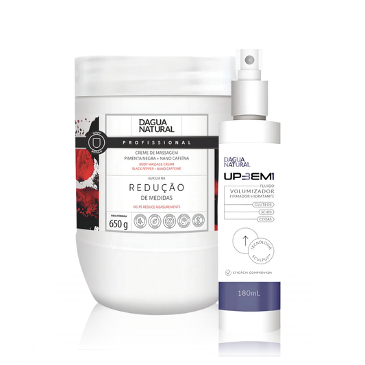 Kit Redutor e Volumizador Pimenta Negra + Volumizador de Seios e Bumbum