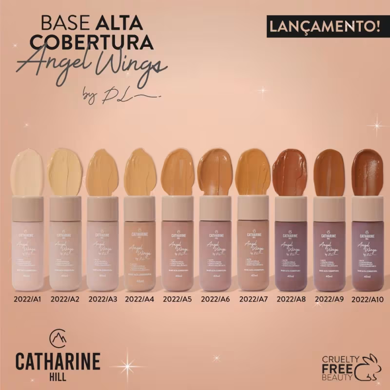 Base Alta Cobertura Facial Catharine Hill Maquiagem