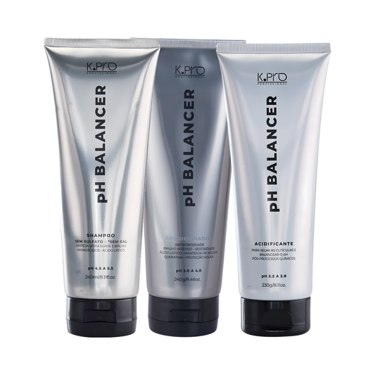 Kit pH Shampoo + pH Condicionador + pH Acificante - K.Pro