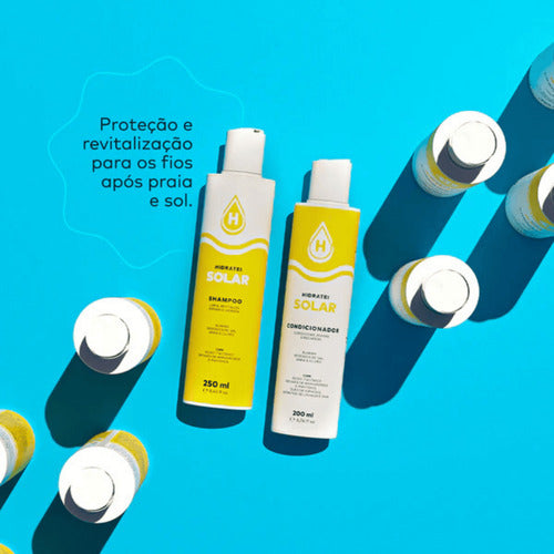 Kit Dupla Solar - Shampoo + Condicionador - Hidratei