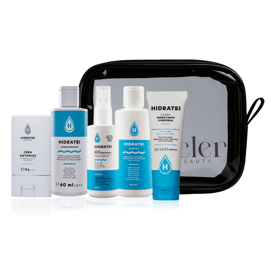 Combo Travel Gold - Kit Shampoo + Loção Corporal + Leave-in