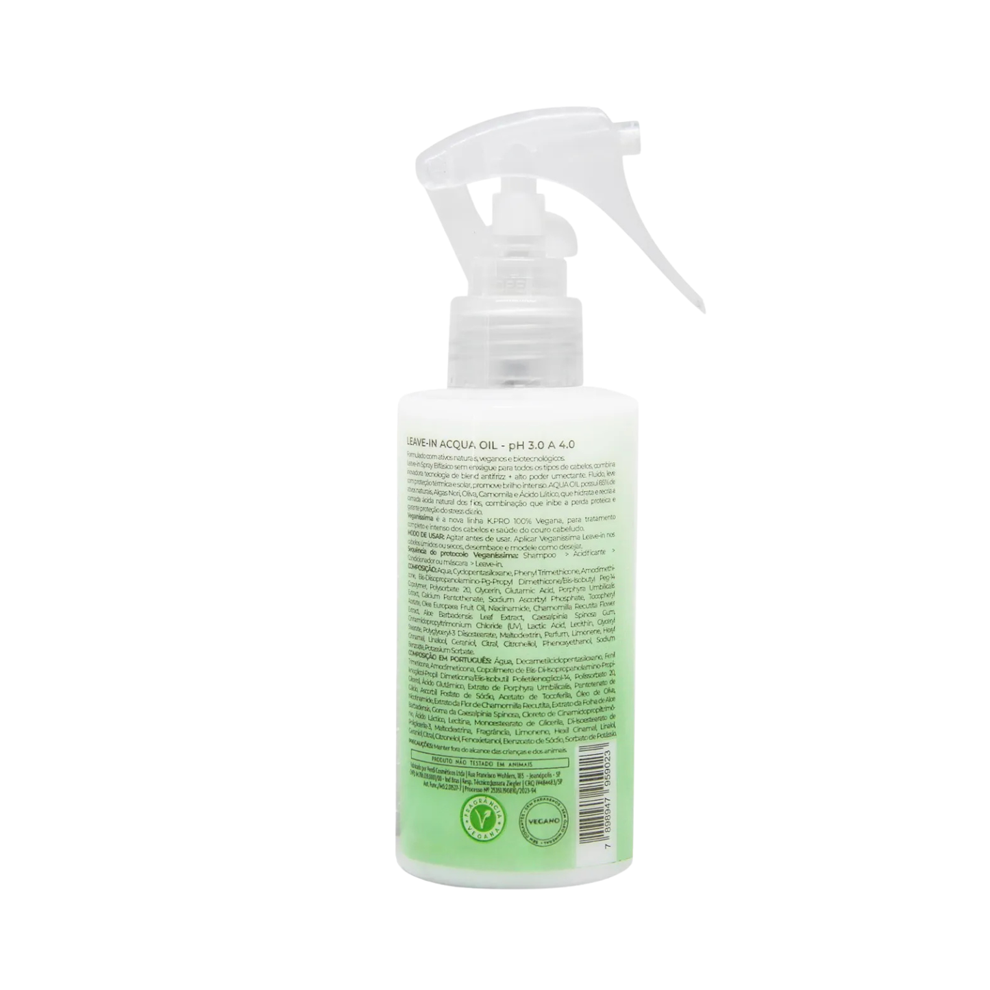 Leave-in Acqua Oil Veganíssima Antifrizz 200ml - K.Pro