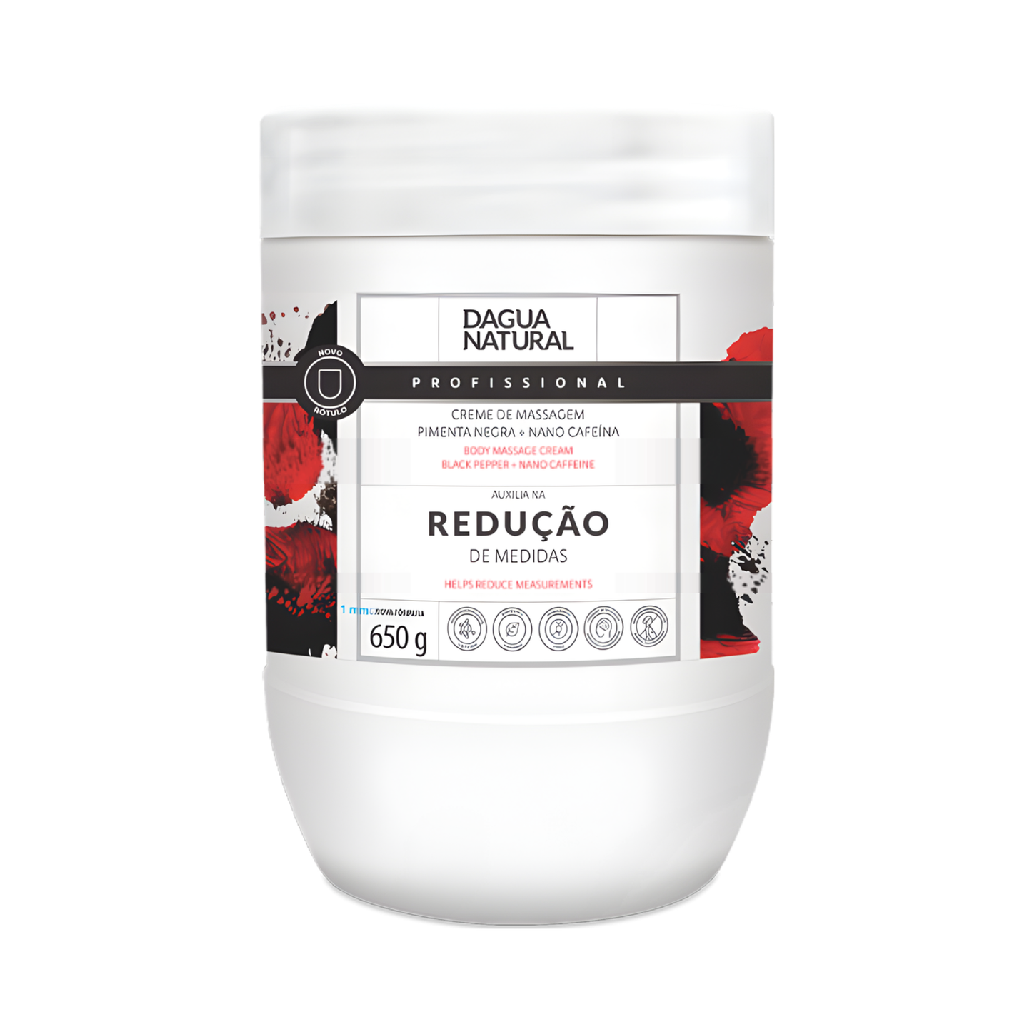 Pimenta Negra Termo Ativa 650g -  Dagua Natural
