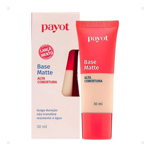 Base Matte Alta Cobertura 30Ml Payot