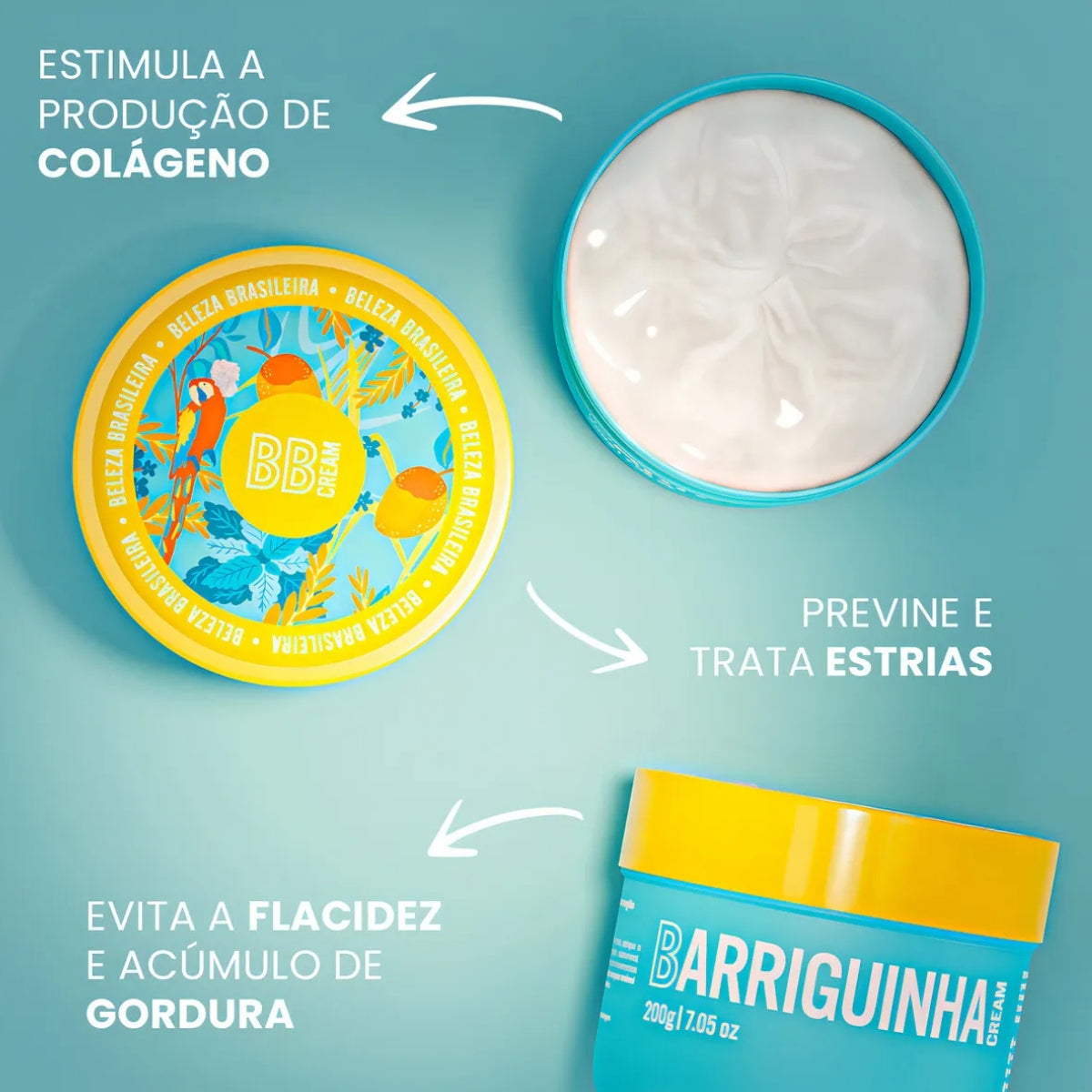Barriguinha Cream 200G Beleza Brasileira