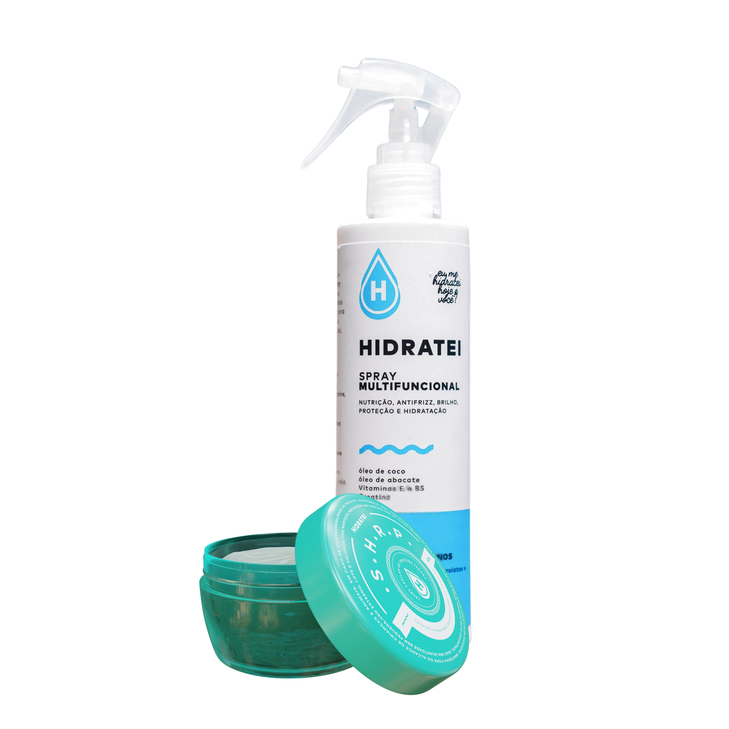 Kit Sucessos Hidratei Spray Leave-in + Shrp Multifuncional