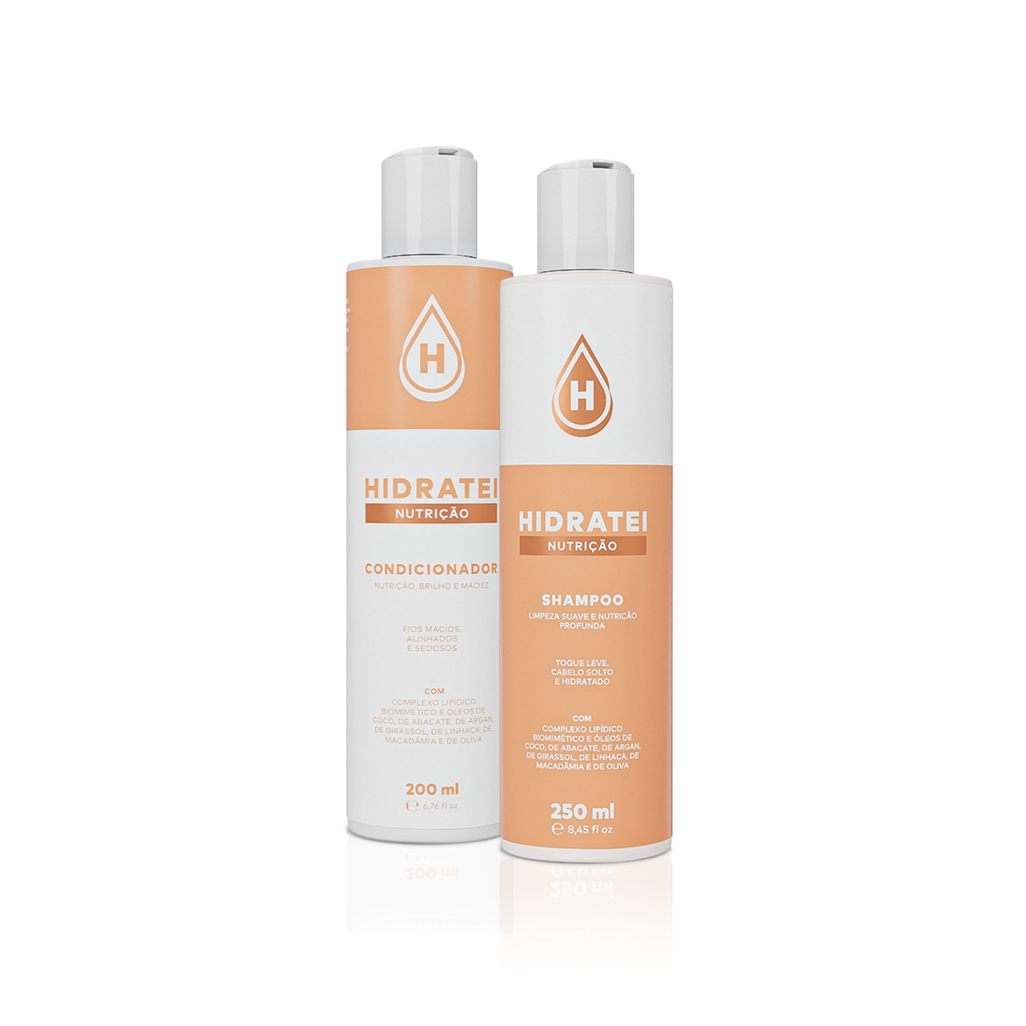 Kit Nutrição Em Dobro Shampoo E Condicionador - Hidratei