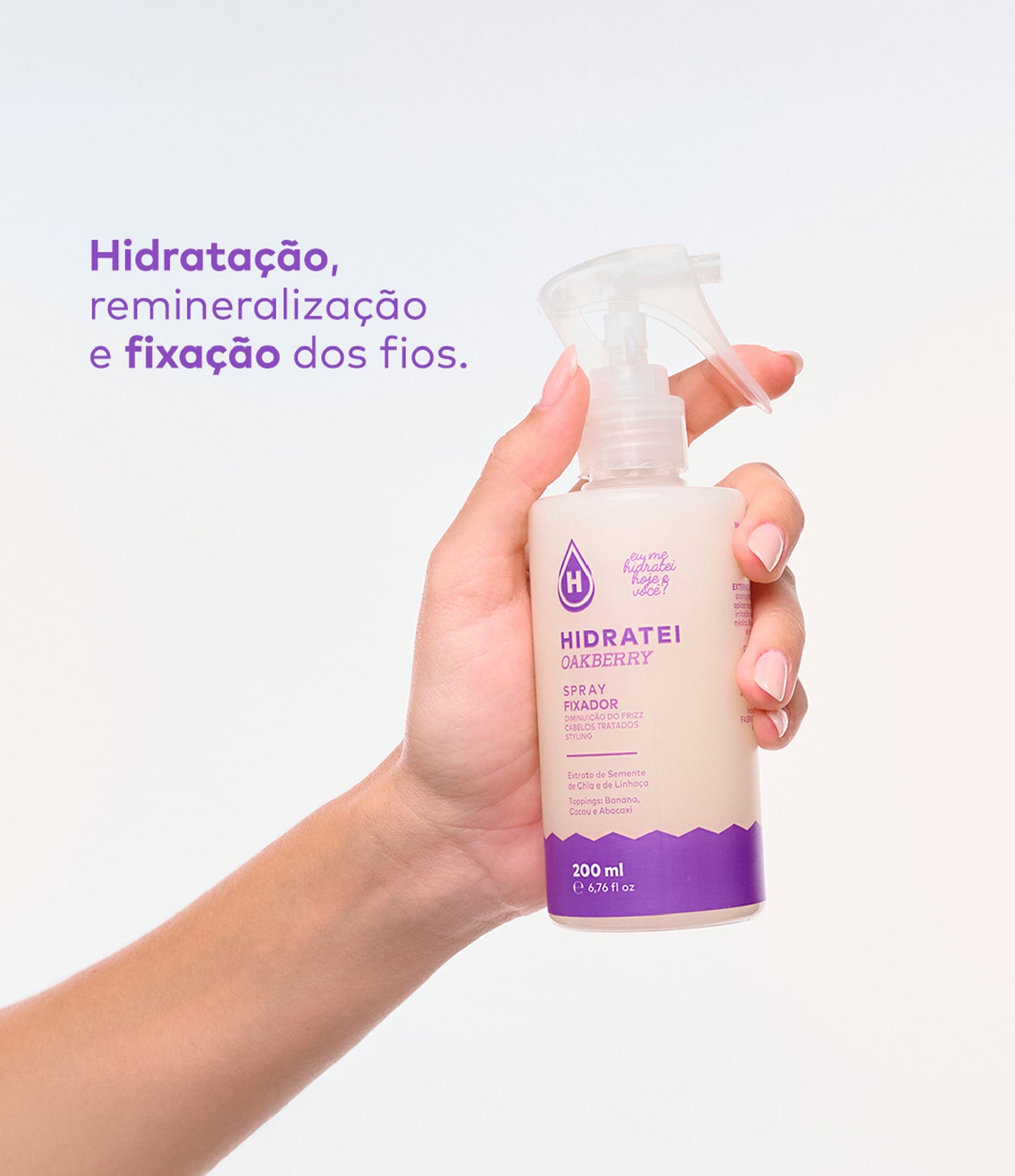 Spray Fixador Oakberry 200ml - Hidratei