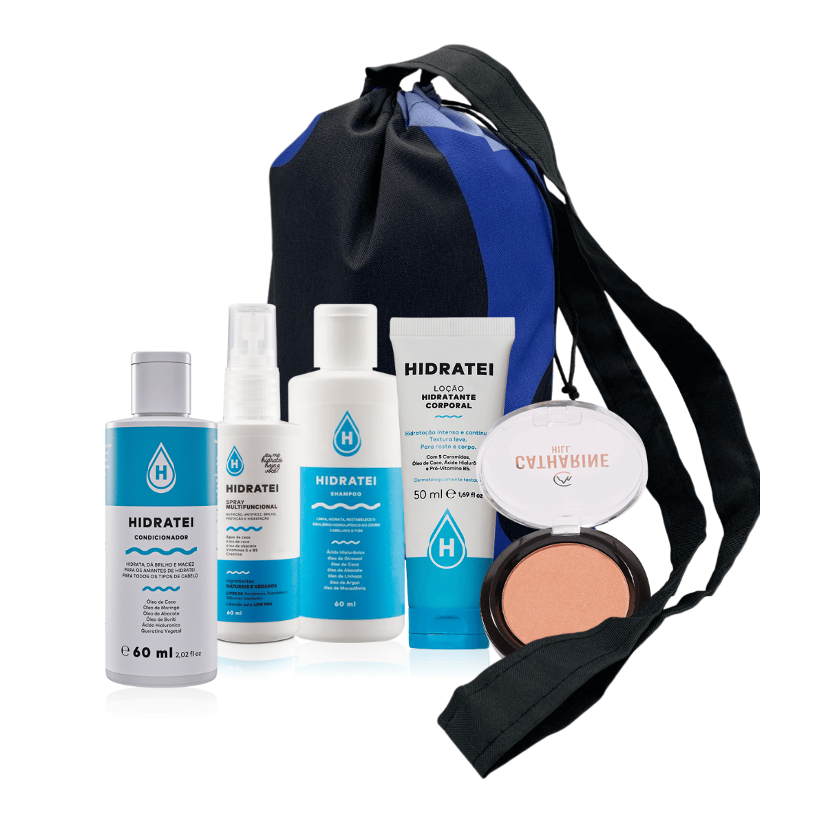Combo Viagem Mona de Milhões - Loção Corporal + Kit Shampoo