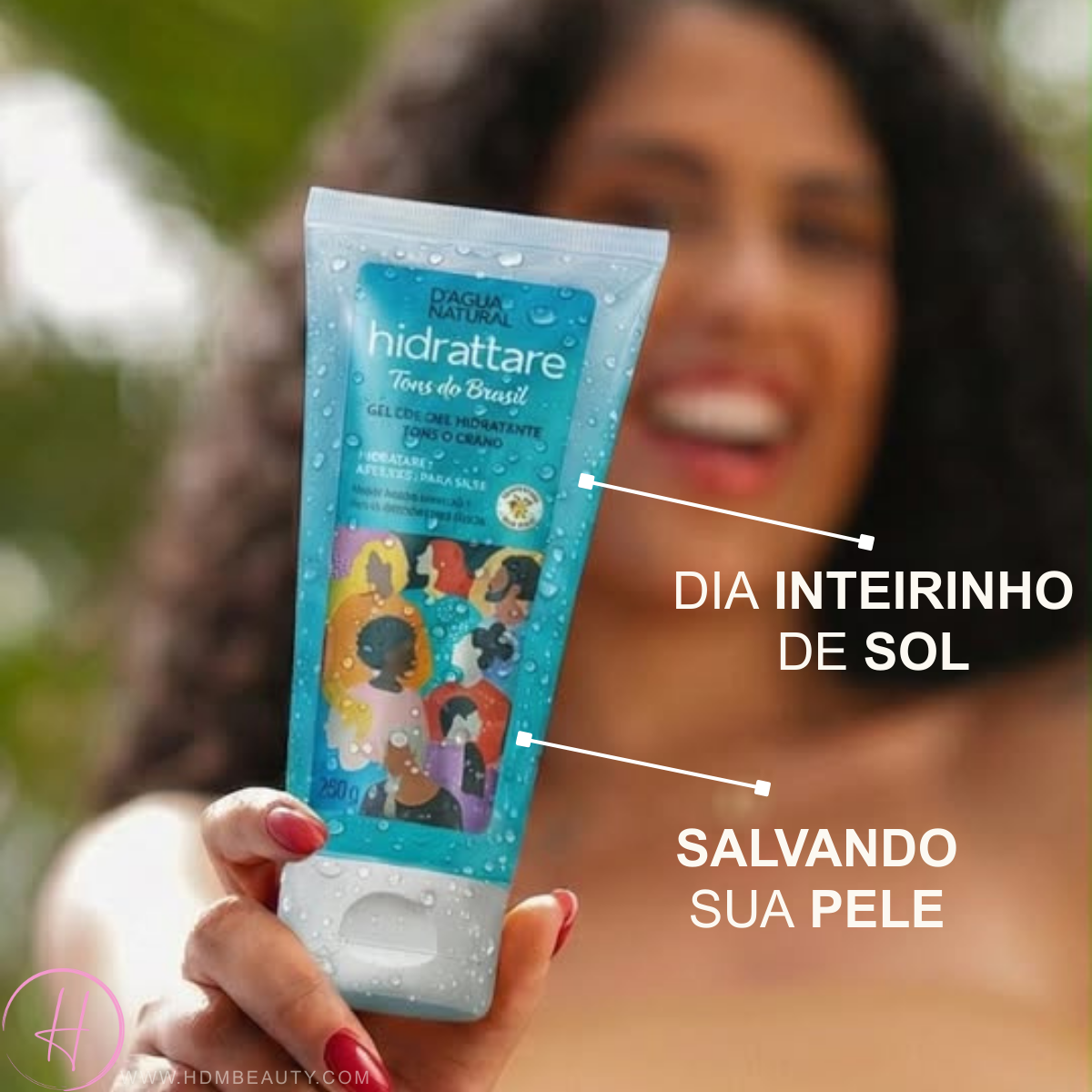 Gel Corporal Bronzeador Pós-Sol - 200g Dagua Natural