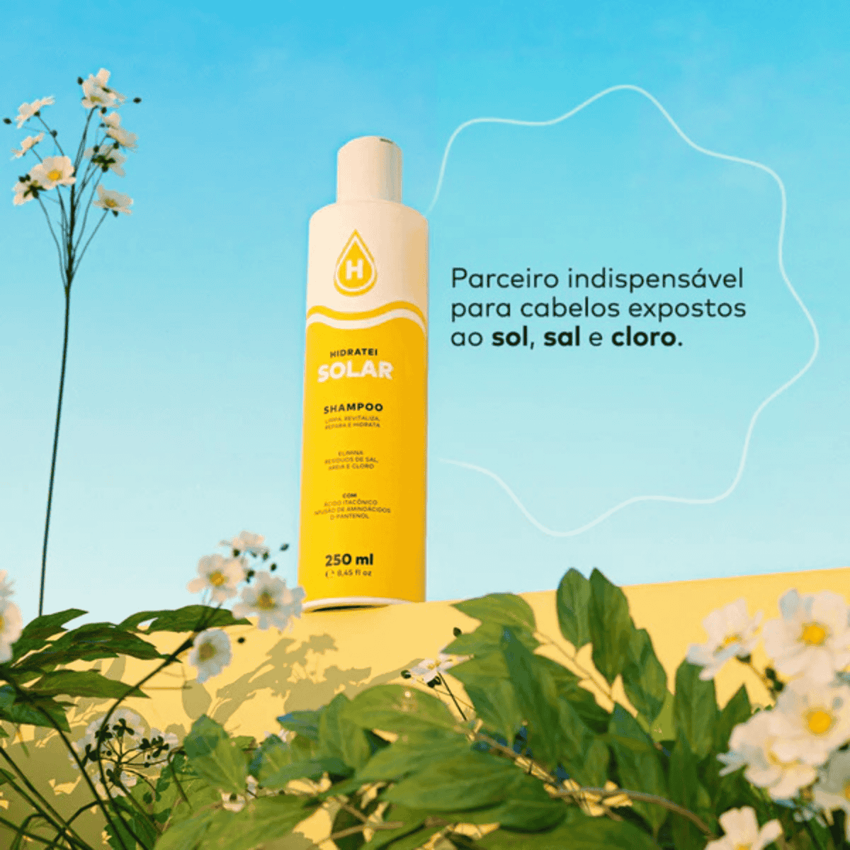 Kit Hidratei Solar Shampoo E Condicionador + Spray Leave-in