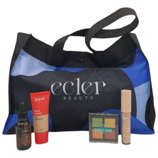 Kit Maquiagem Profissional Pele Camuflada Atacado + Bolsa Cor: 4