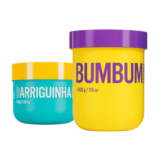 Kit Bumbum Cream Hidratante Corporal + Creme Barriguinha