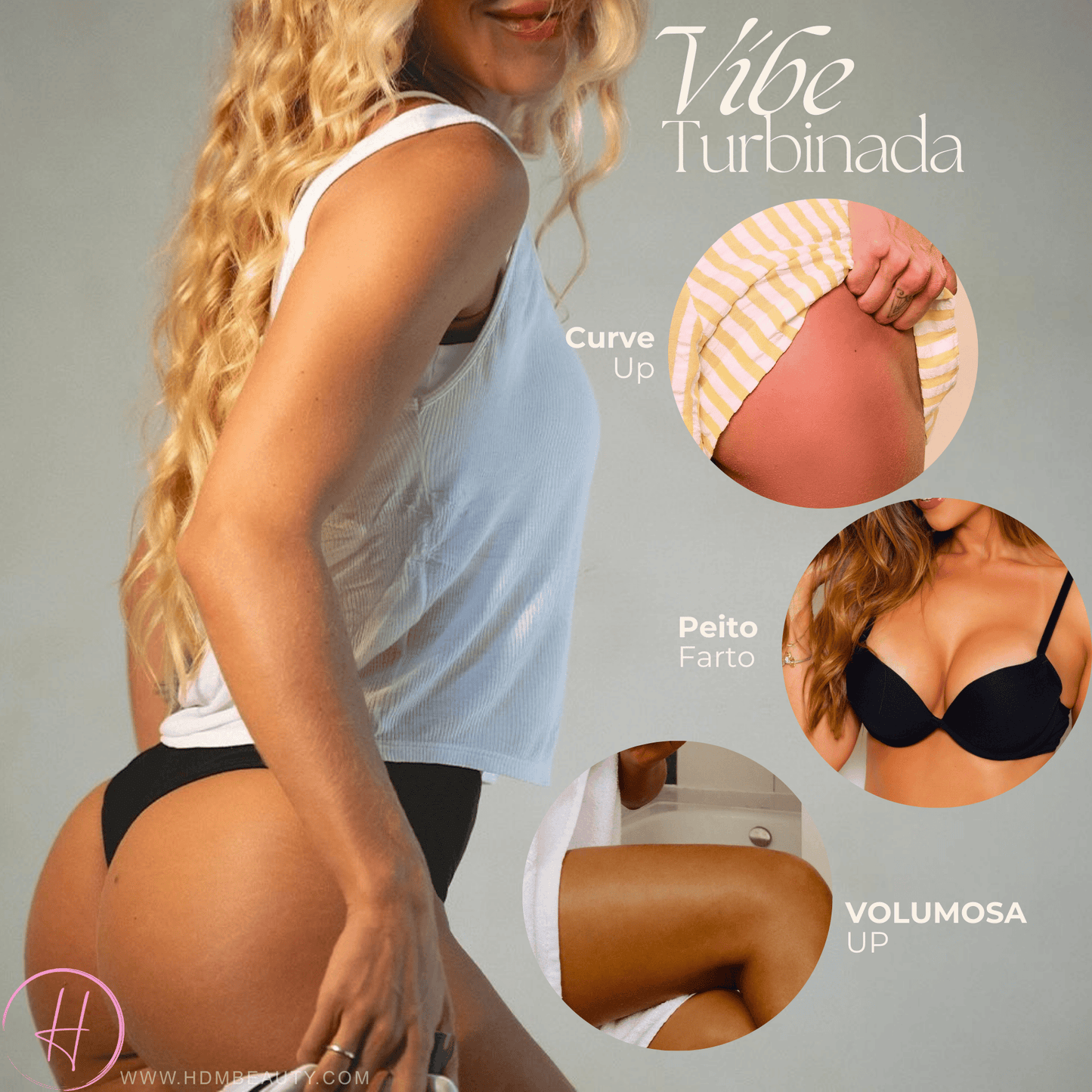 Fluido Volume Seios e Popozão Leave-in Corporal - 180ml DN
