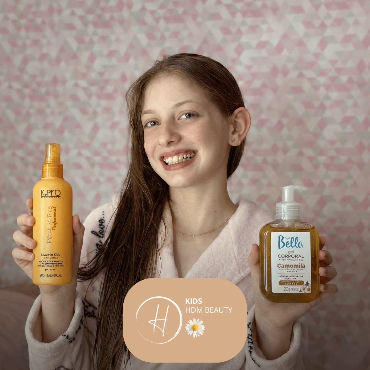 Kit Infantil Camomila Loção 250g + Leave-in 200ml Kids