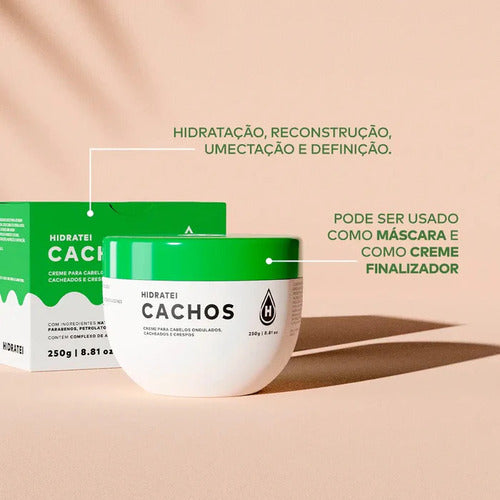 Kit Cachos Hidratados E Definidos Hidratei