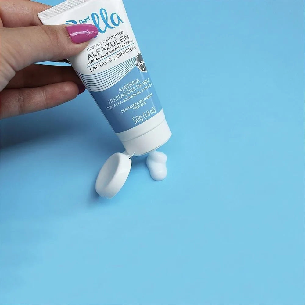 Creme Calmante Alfazuelen Facial e Corporal - 50g Depil Bella