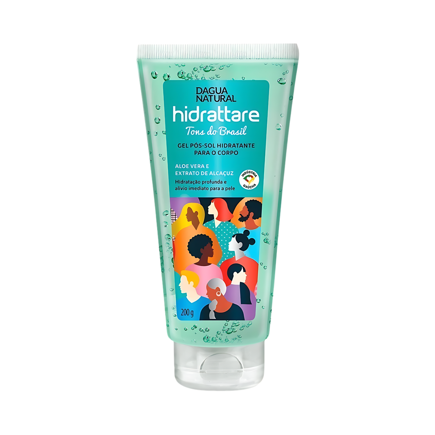 Gel Corporal Bronzeador Pós-Sol - 200g Dagua Natural