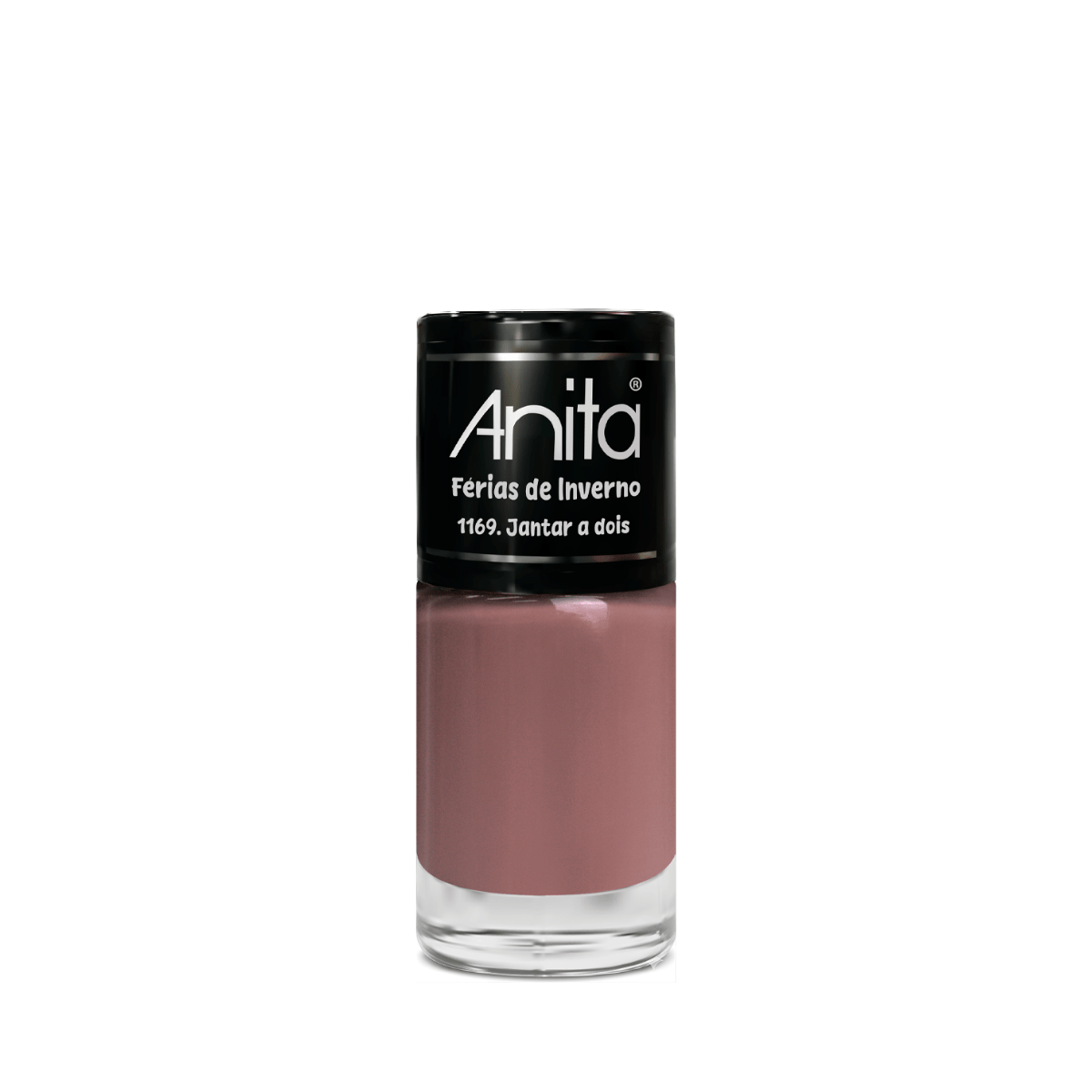 Jantar a Dois Esmalte Marrom Cremoso - Anita 10ml