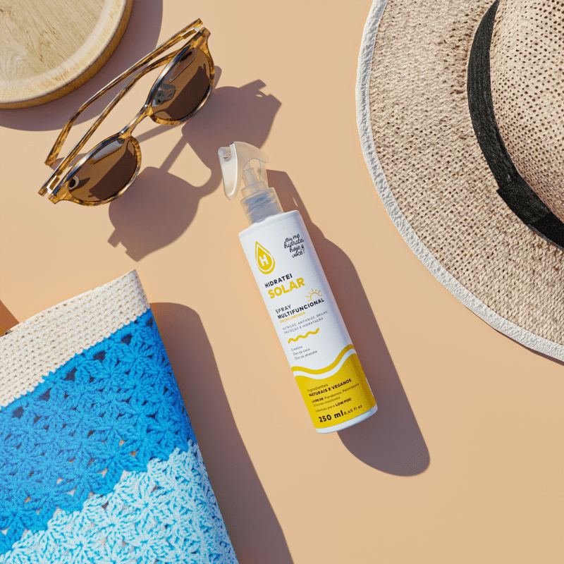 Kit Hidratei Solar Shampoo E Condicionador + Spray Leave-in