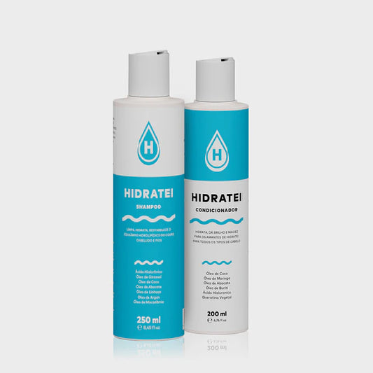 Kit Multifuncional Shampoo e Condicionador - Hidratei